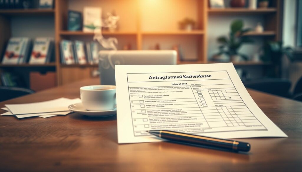 Antragsformular Krankenkasse