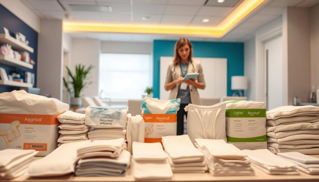 Aufsaugende Inkontinenzprodukte