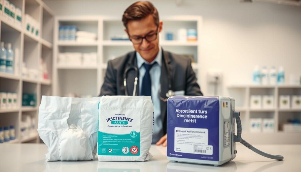 Vergleich aufsaugende und ableitende Hilfsmittel