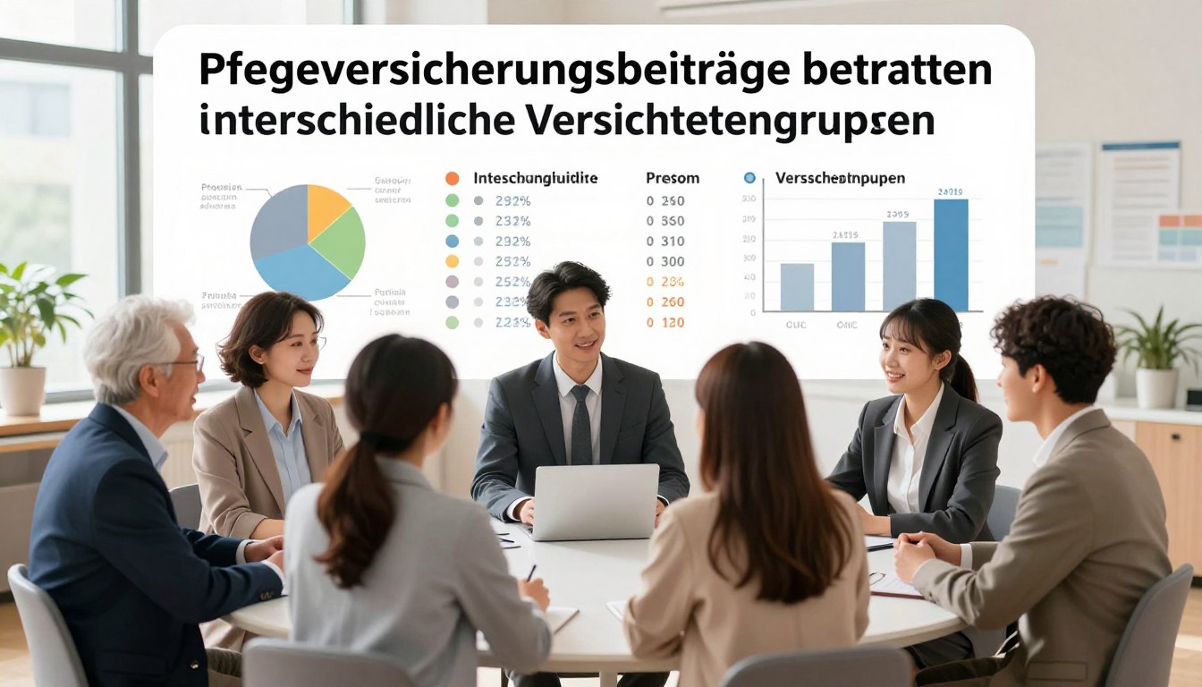 Pflegeversicherungsbeiträge betreffen unterschiedliche Versichertengruppen